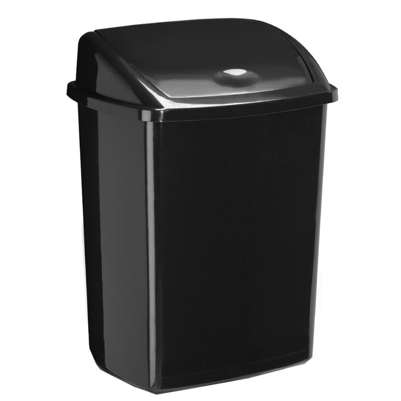 cep afvalbak ROSSIGNOL, inwerpklep, 50 liter, blauw